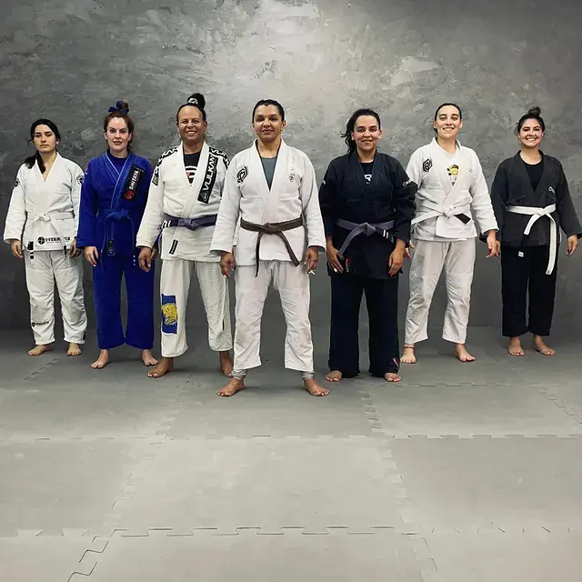 Alunas e professoras da RB Jiu-Jitsu em Gravataí